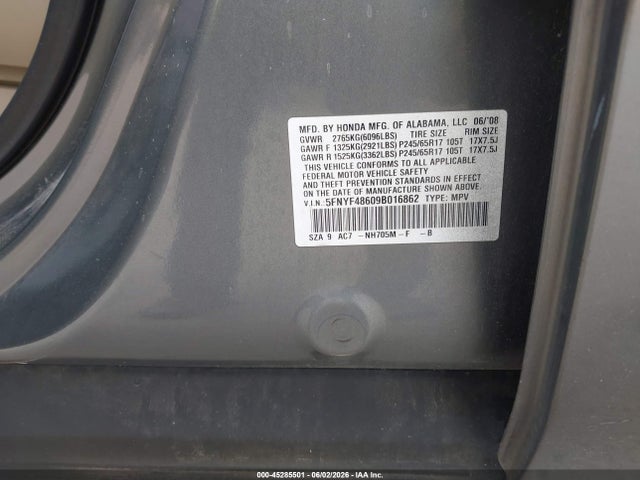 Honda Pilot Ex-l