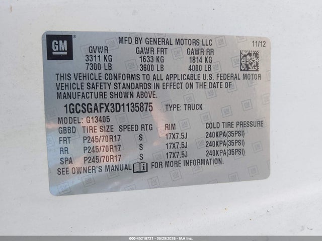 Chevrolet Express Work Van