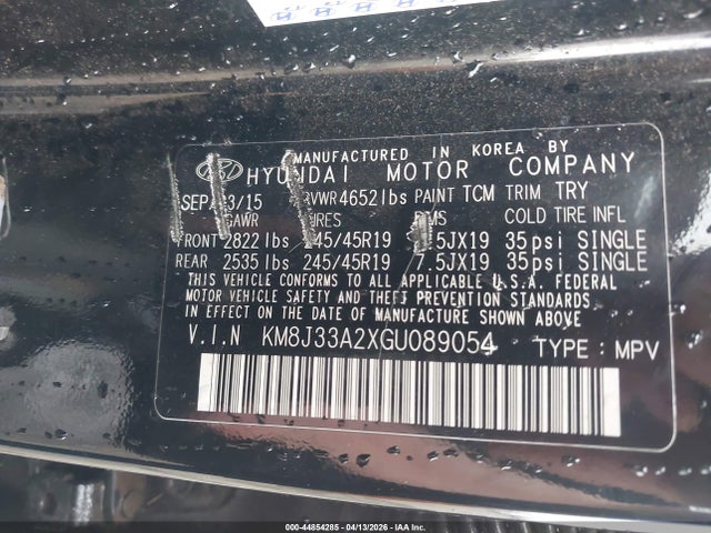 Hyundai TUCSON Limited