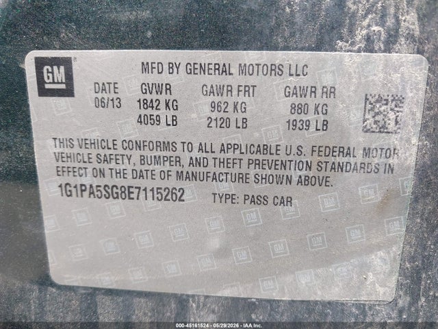 Chevrolet Cruze Ls Auto