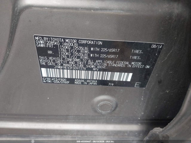 Toyota RAV4 Le
