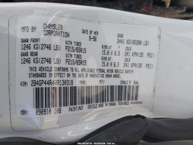 Dodge Grand Caravan Se