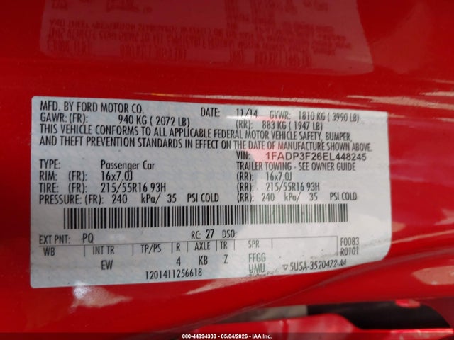 Ford Focus Se