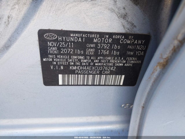 Hyundai ELANTRA Gls (ulsan Plant)
