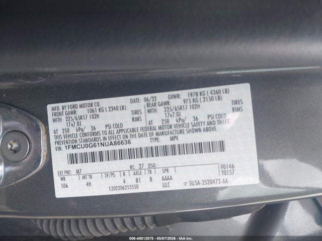 Ford Escape Se