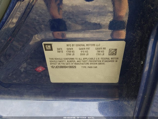 Chevrolet Sonic Lt Auto