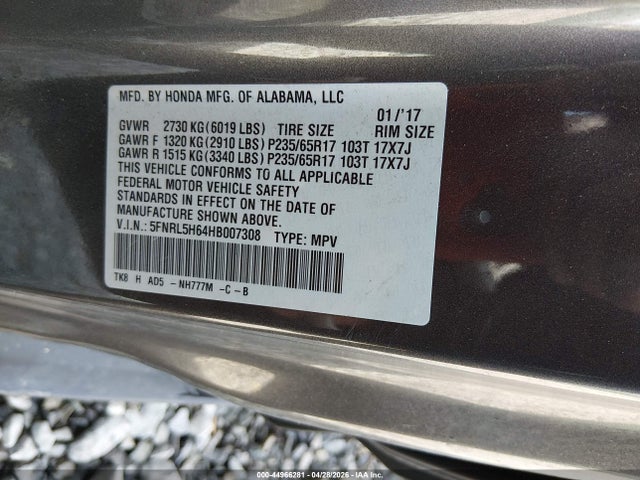 Honda Odyssey Ex-l
