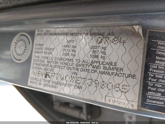 BMW 7 Series I