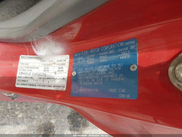 Geo Metro Lsi Sprint Cl