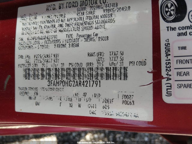 Ford Fusion Se