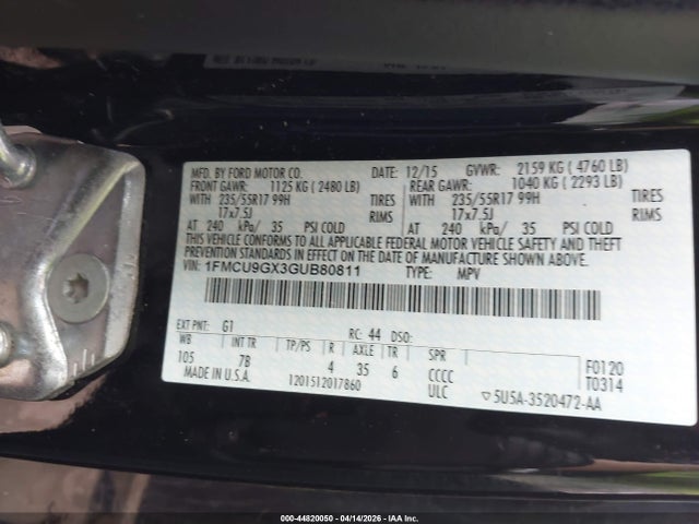 Ford Escape Se