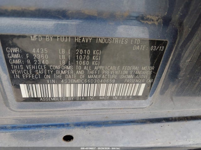 Subaru Legacy 2.5i Premium