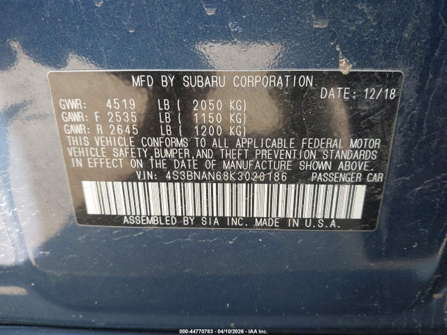 Subaru Legacy 2.5i Limited