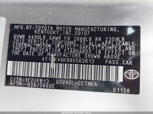 Toyota Camry Le V6
