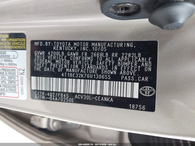 Toyota Camry Le