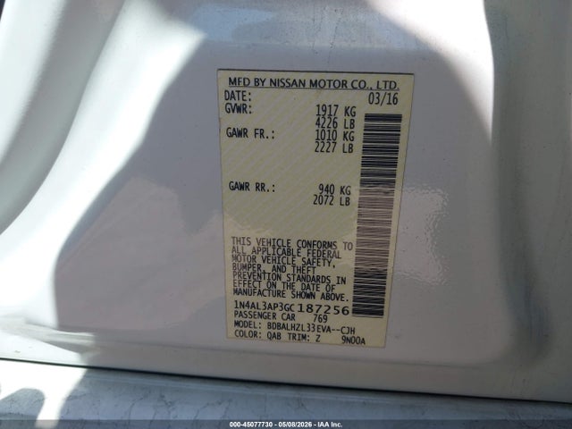 Nissan Altima 2.5 Sr