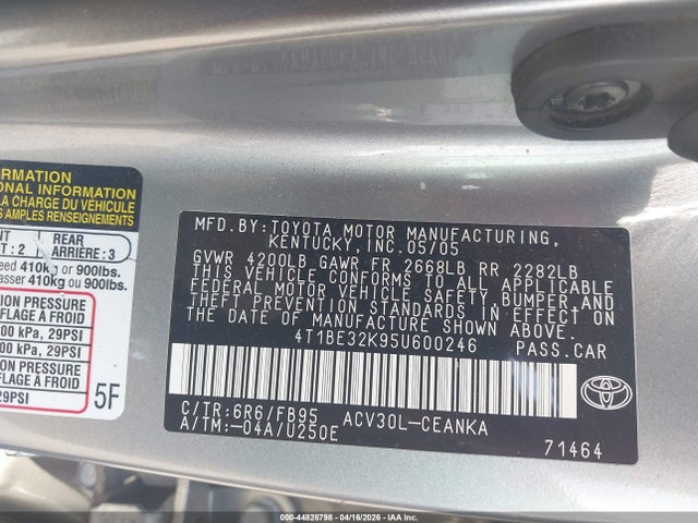Toyota Camry Le