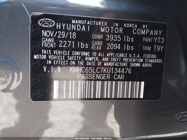 Hyundai Ioniq Blue