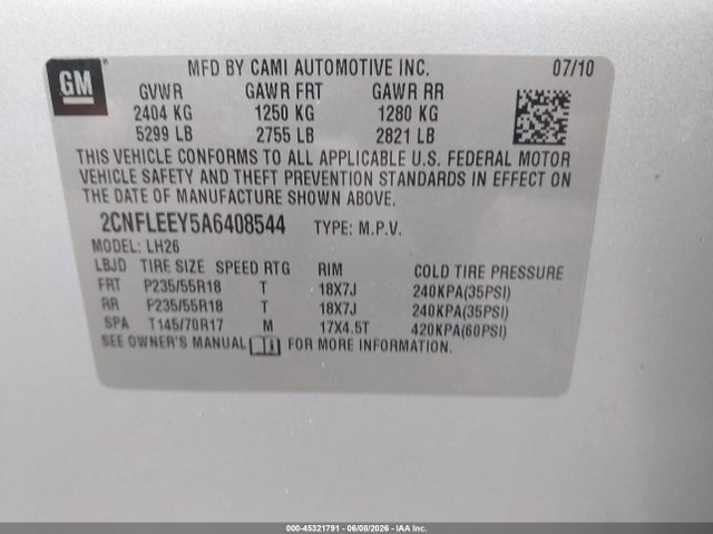 Chevrolet Equinox Lt