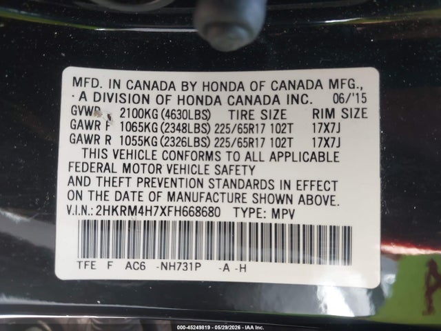 Honda CR-V Ex-l
