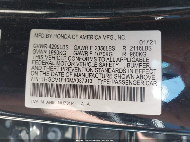 Honda Accord Lx