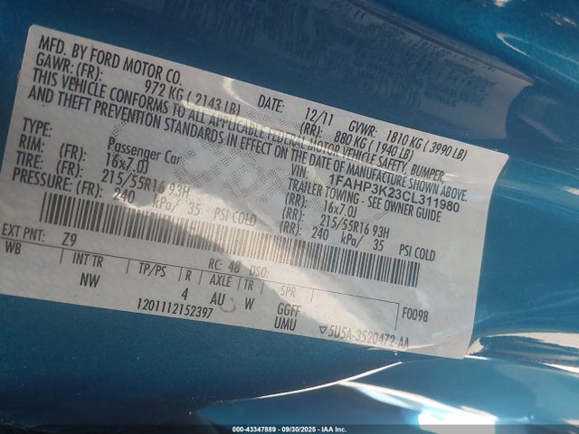 Ford Focus Se