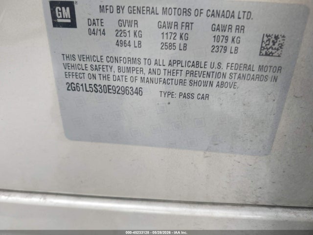Cadillac XTS Standard