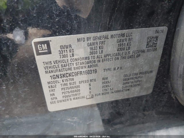 Chevrolet Tahoe Ltz