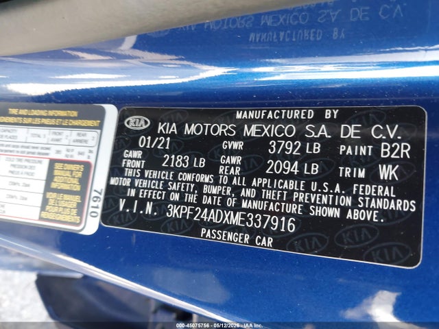 Kia Forte Lxs