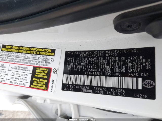 Toyota Camry Se
