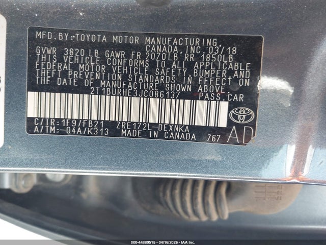 Toyota Corolla Le