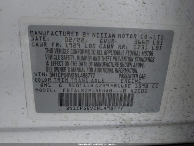 Nissan Kicks S Xtronic Cvt