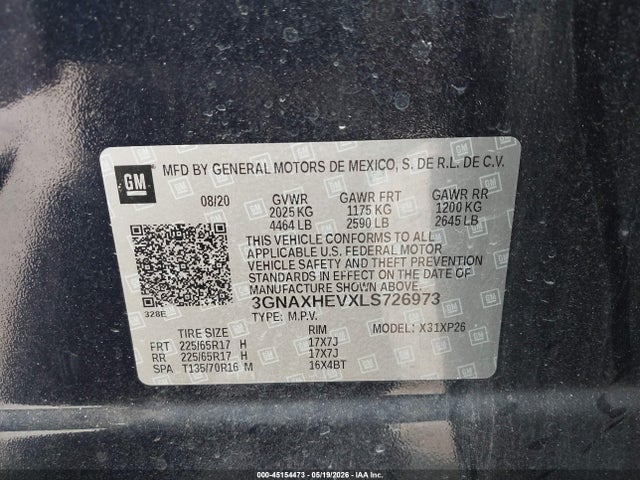 Chevrolet Equinox Fwd Ls