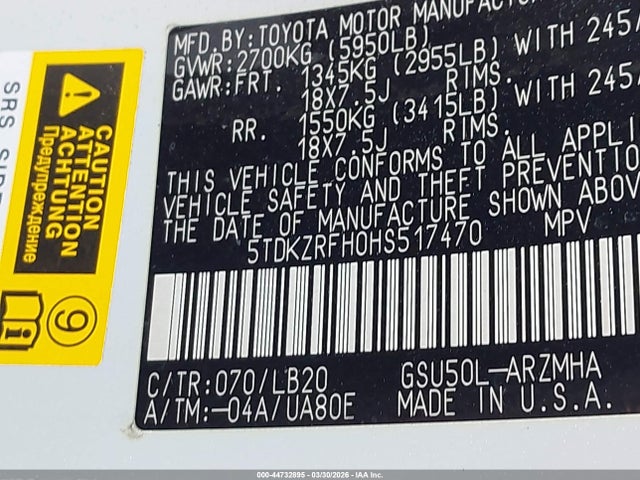 Toyota Highlander Xle