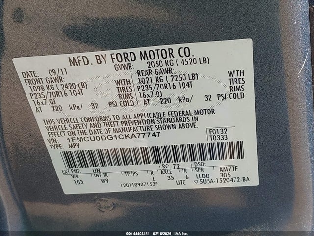 Ford Escape Xlt