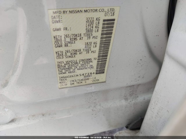Nissan Titan Sv