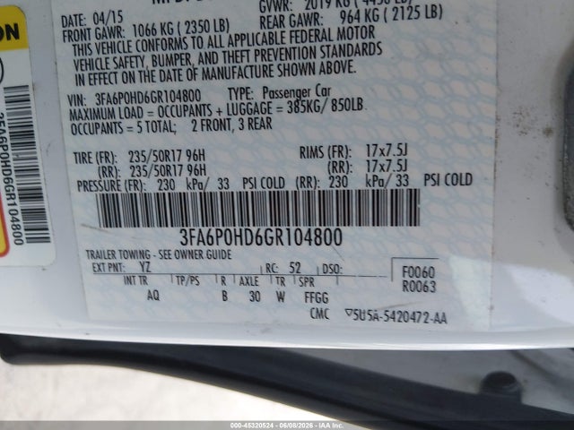 Ford Fusion Se