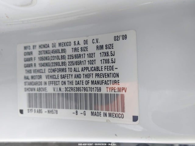 Honda CR-V Ex