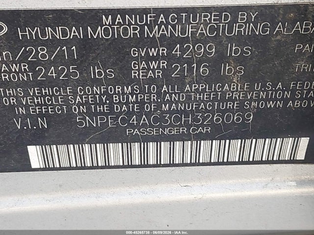 Hyundai SONATA Se