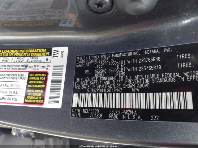 Toyota Highlander Xle