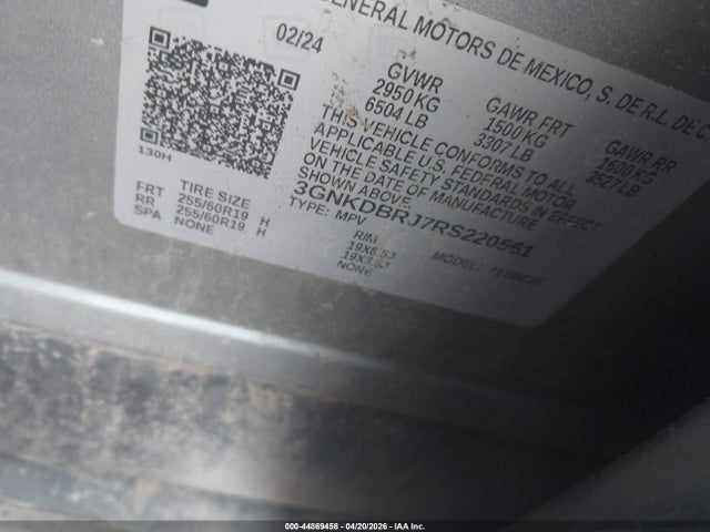 Chevrolet Blazer Ev Eawd 2lt