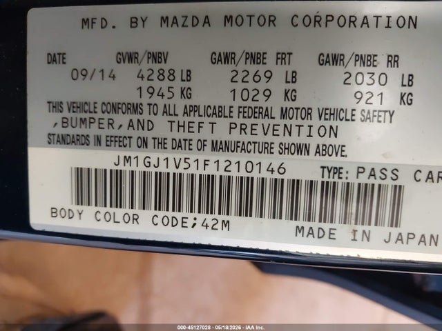 Mazda Mazda6 I Touring