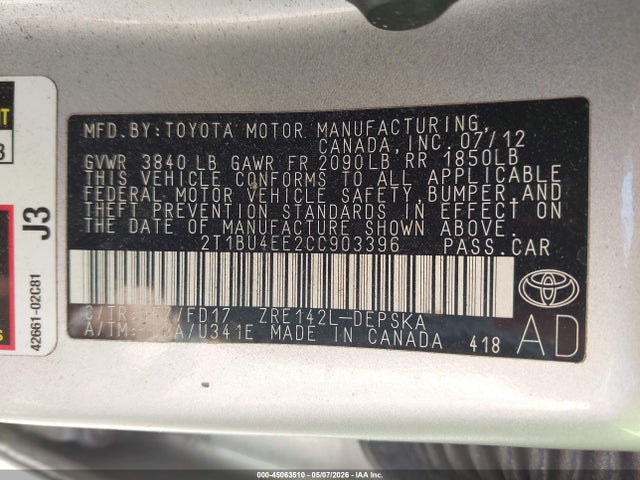Toyota Corolla S