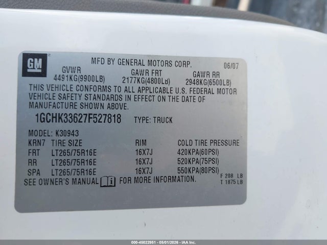 Chevrolet Silverado 3500 Work Truck
