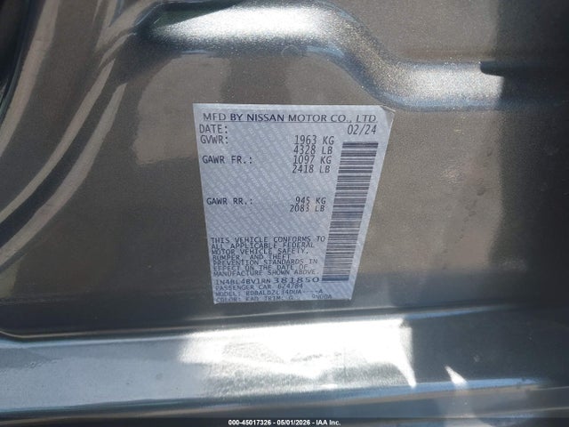 Nissan Altima S Fwd