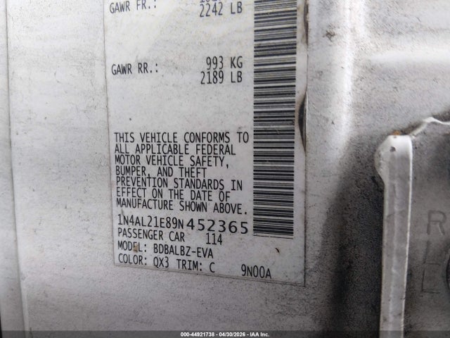 Nissan Altima 2.5 S