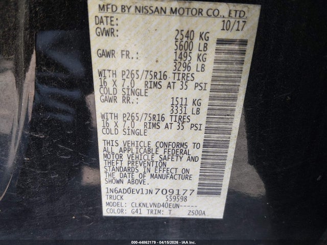 Nissan Frontier Pro-4x