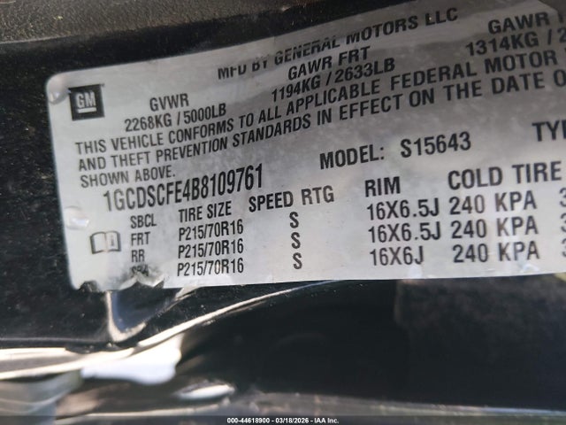 Chevrolet Colorado 1lt