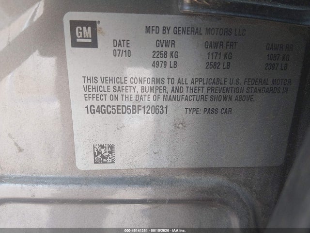 Buick LaCrosse Cxl