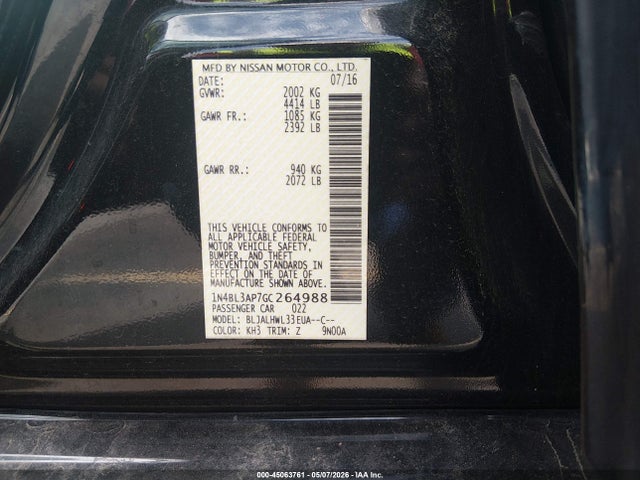Nissan Altima 3.5 Sr